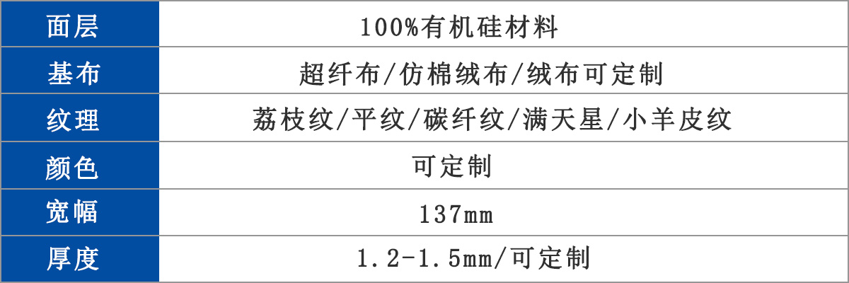 家裝軟包有機(jī)硅皮革